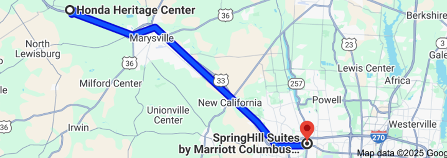 Springhill Suites Dublin to HHC