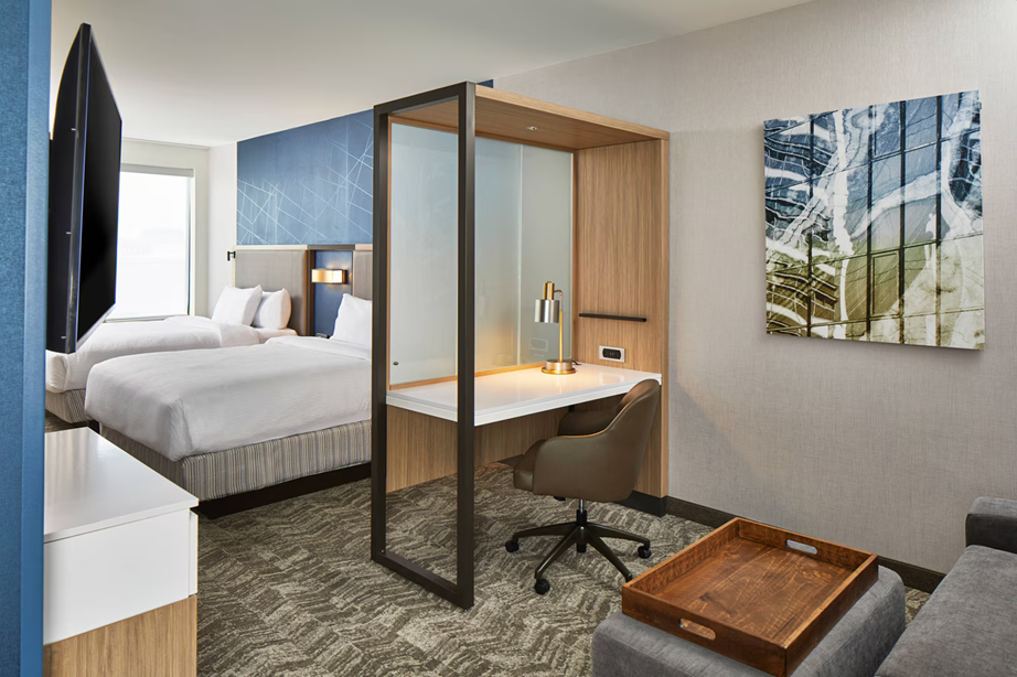 springhill suites queen queen suite